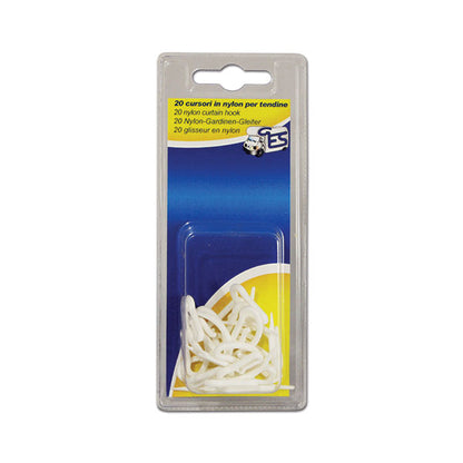 Gancio nylon a collo d'oca tendine • blister