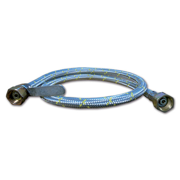 Manichetta flessibile • raccordo acciaio • 1 m