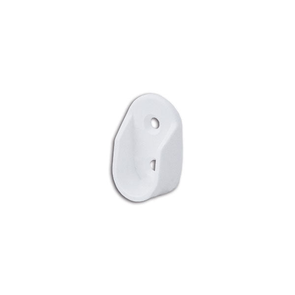Reggi asta appendiabiti • 2 fori • Ø 18 • bianco