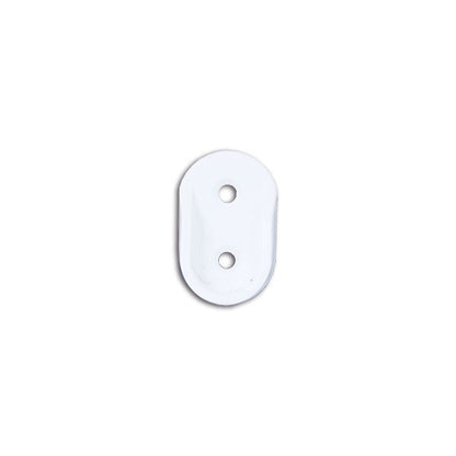 Reggi asta appendiabiti • 2 fori • Ø 18 • bianco