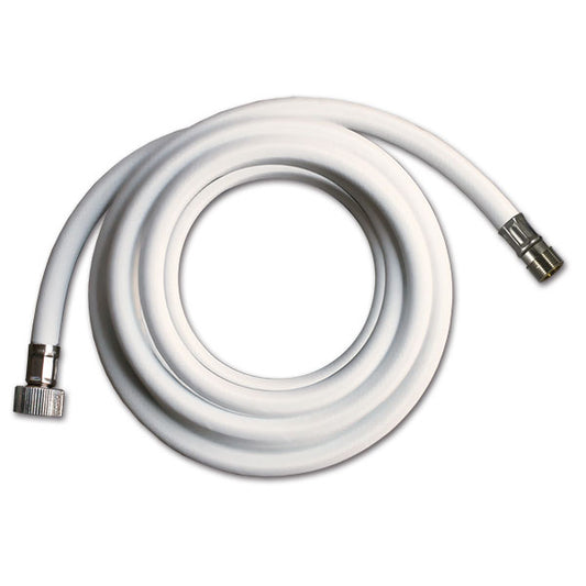 Tubo PVC bianco • 3/8" F – 15/1" M • 2 m