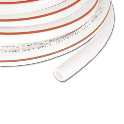 Tubo retinato rosso DVGW • Ø 10 x 16