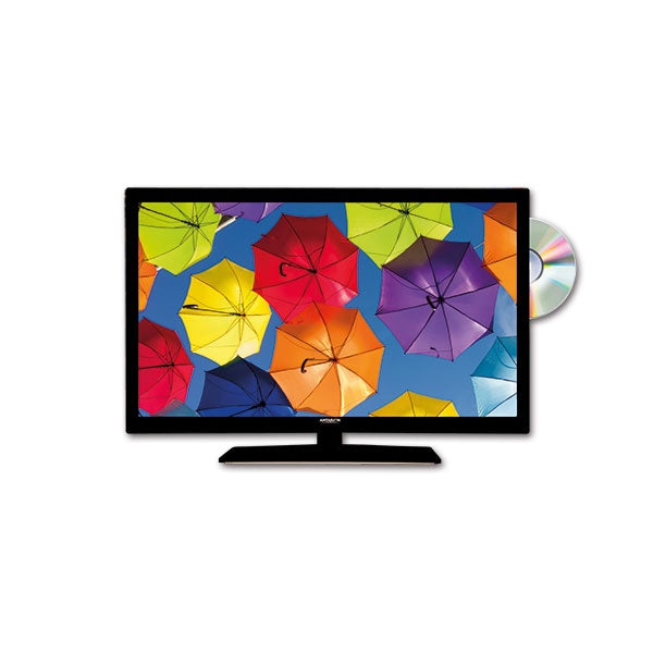 18,5" LED-TV mit DVB-S2, DVB-T2 HEVC und DVD 