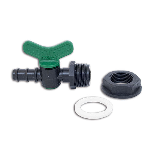 Valvola 2 vie con ghiera • Ø 13 mm • F 3/4"