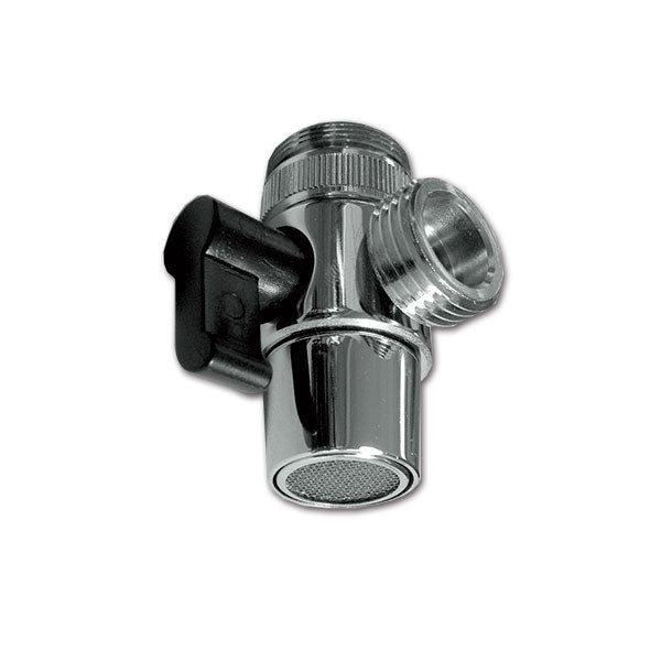 Rubinetto deviatore con aeratore