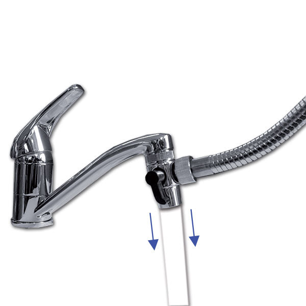 Rubinetto deviatore con aeratore