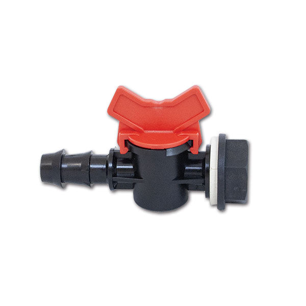 Valvola 1 via con ghiera • D Ø 20 mm • F 1/2"