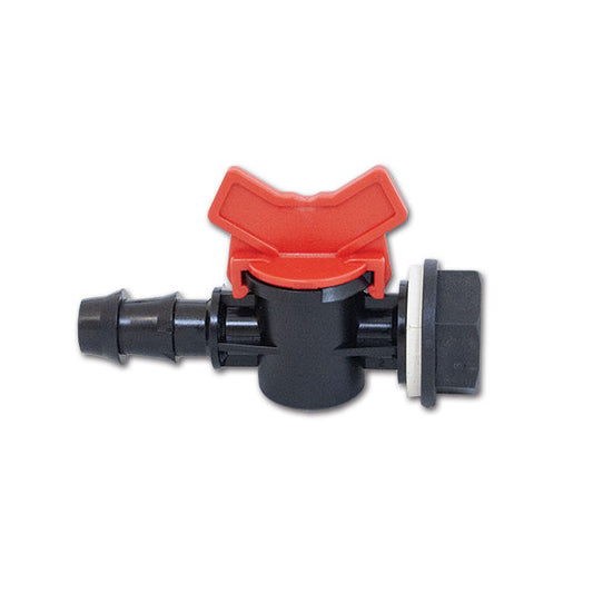 Valvola 1 via con ghiera • D Ø 20 mm • F 1/2"