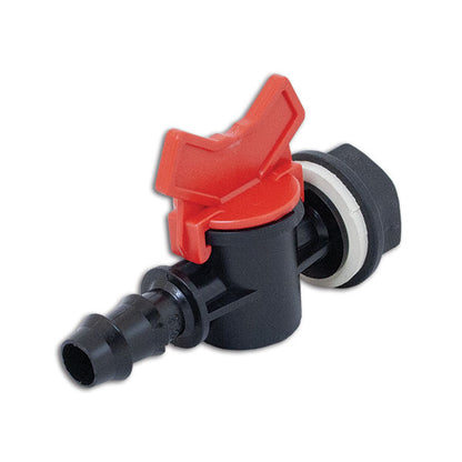 Valvola 1 via con ghiera • D Ø 20 mm • F 1/2"