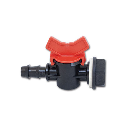 Valvola 1 via con ghiera • D Ø 16 mm • F 1/2"