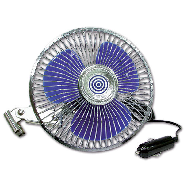Ventilatore oscillante con grigia metallica • 12 V