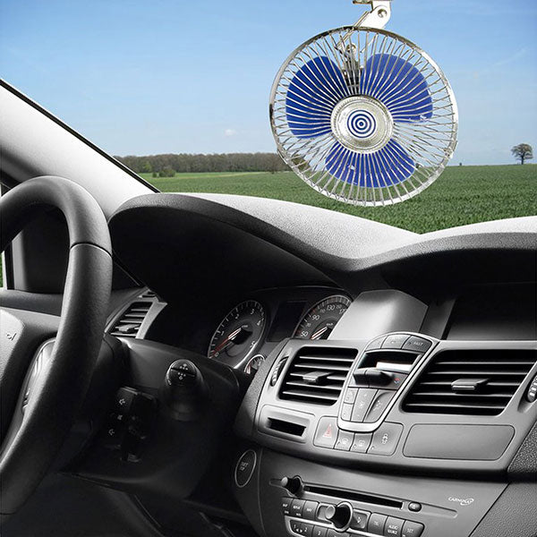 Ventilatore oscillante con grigia metallica • 12 V