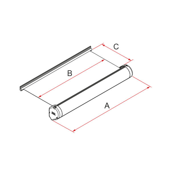 SlideOut 200 • Polar White / Royal Grey