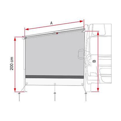 Sun View Side Caravanstore XL