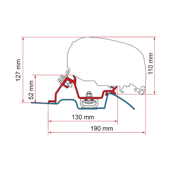 Kit Sprinter Roof Rail