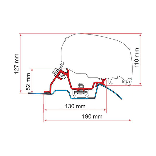 Kit Sprinter Roof Rail