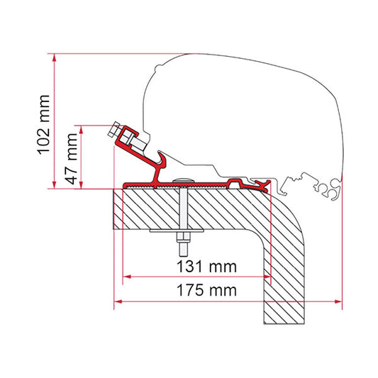Adapter Hymer 450