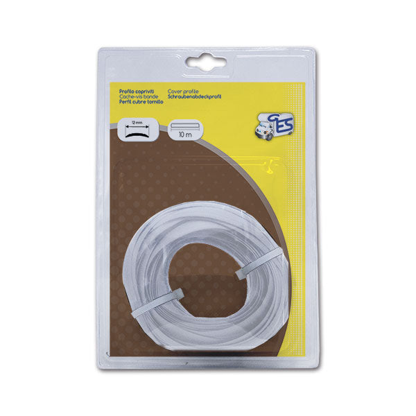 Profilo copriviti bianco • 10 m • blister