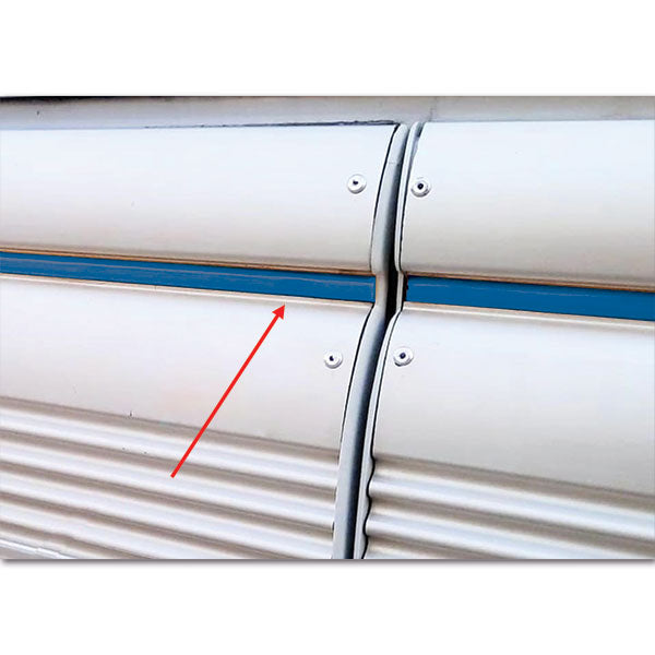 Profilo copriviti blu • 10 m • blister