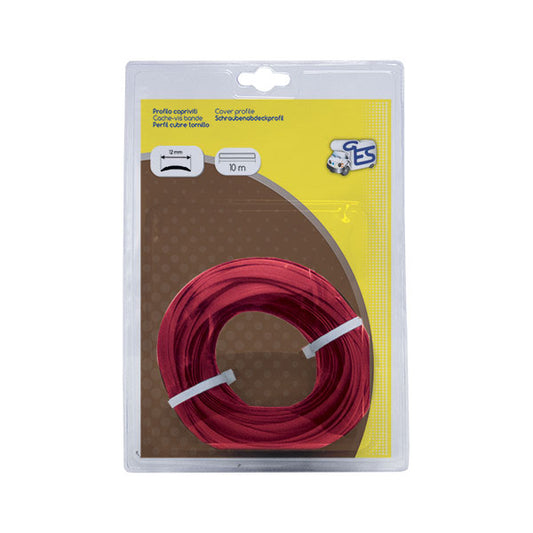 Profilo copriviti Rosso in blister 10mt