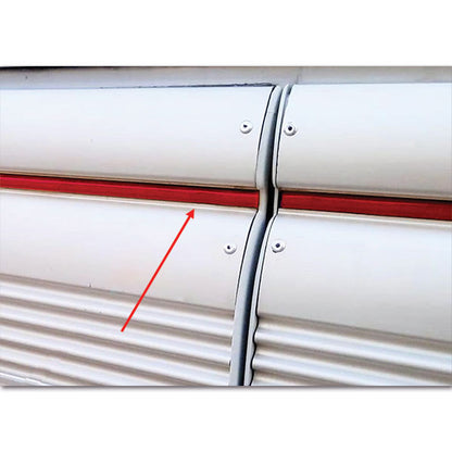 Profilo copriviti Rosso in blister 10mt