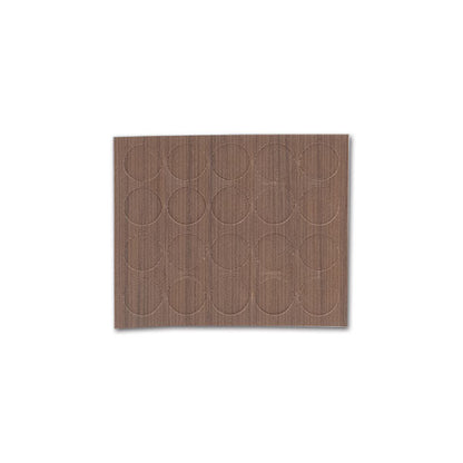Cover adesivi noce • Ø 13