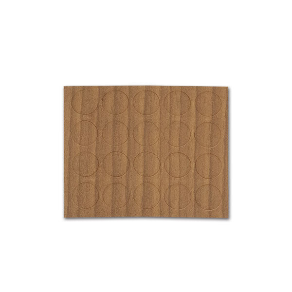Cover adesivi nocciola • Ø 13