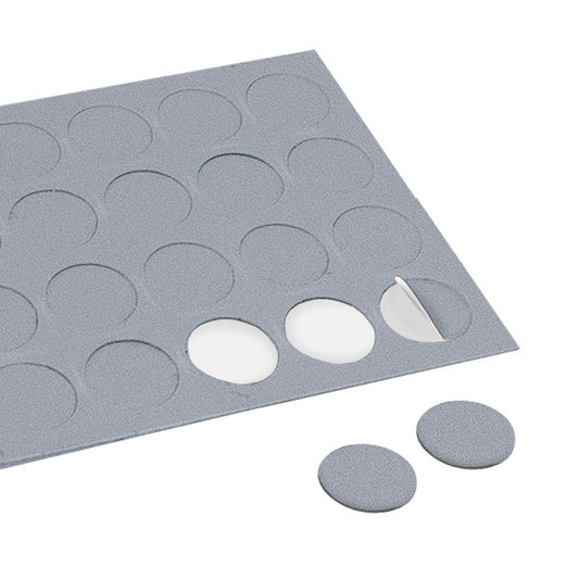 Cover adesivi grigio chiaro • Ø 13 mm