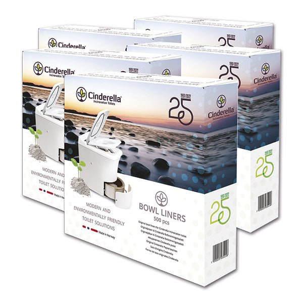 5 pack 500 fogli wc Cinderella Comfort