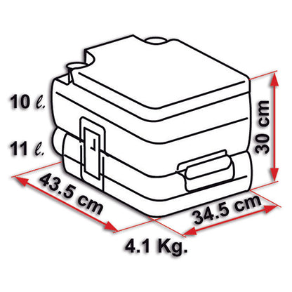 WC portatile Bi-Pot 30