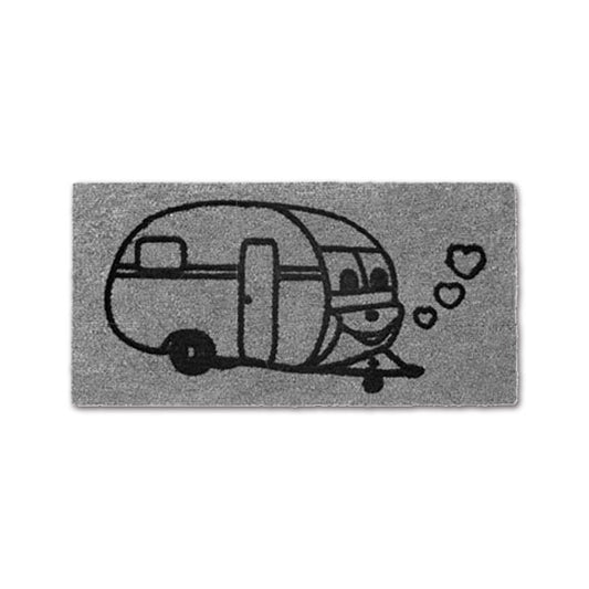 Caravan-Fußmatte aus Polypropylen • 25 x 50 cm