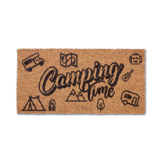 Campingzeit Kokosnuss Fußmatte • 25 x 50 cm