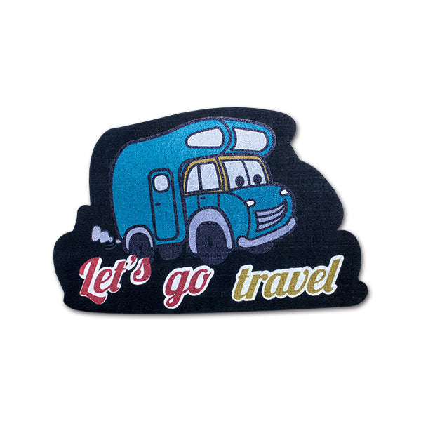 Tappetino camper gomma riciclata • 35 x 55 cm